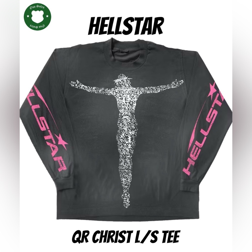 Hellstar QR Christ Long Sleeve Shirt XL